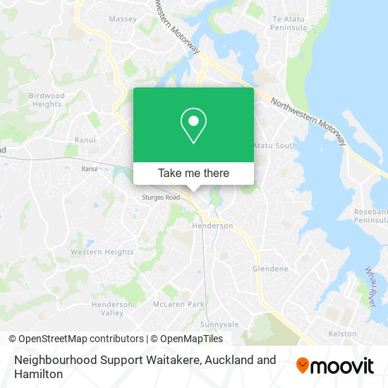 Neighbourhood Support Waitakere地图