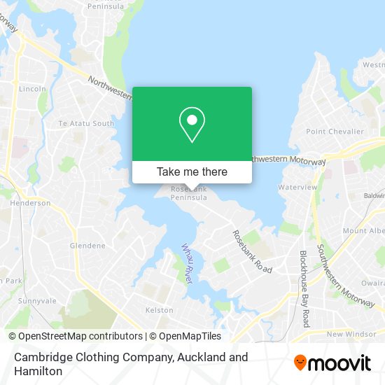 Cambridge Clothing Company map