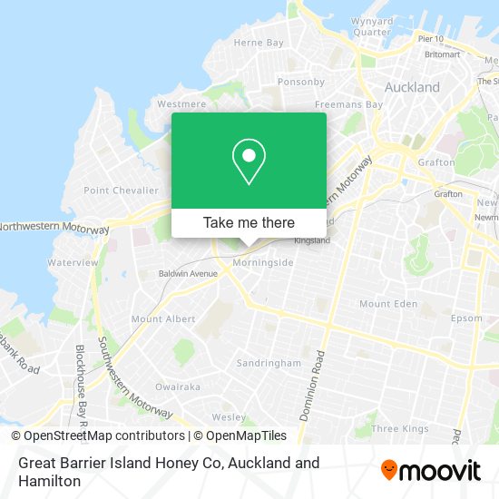 Great Barrier Island Honey Co地图
