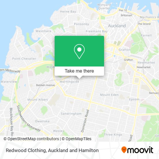 Redwood Clothing map