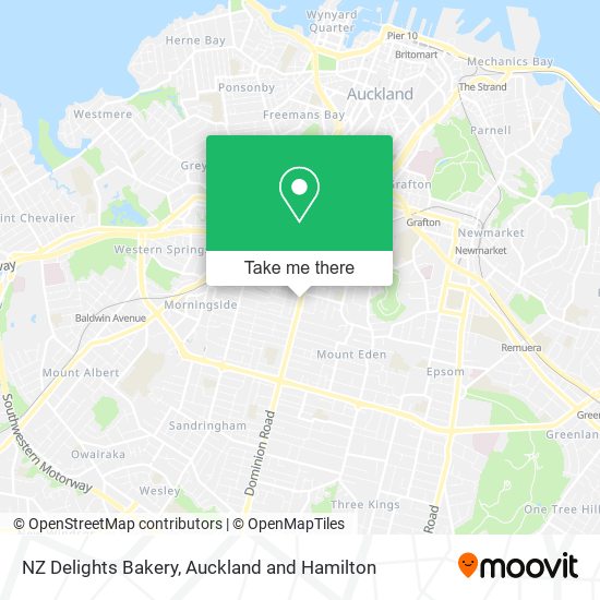 NZ Delights Bakery map