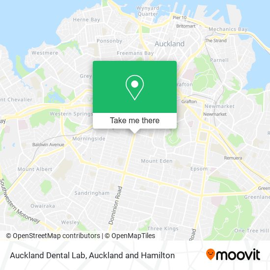 Auckland Dental Lab map