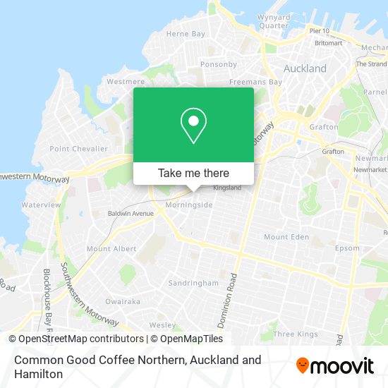 Common Good Coffee Northern map