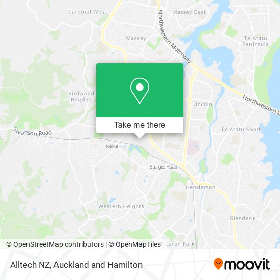 Alltech NZ map