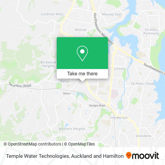 Temple Water Technologies map