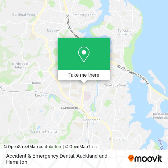 Accident & Emergency Dental map