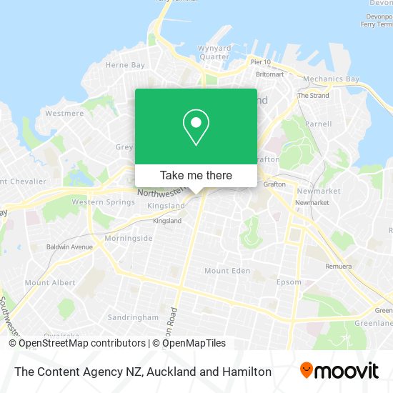 The Content Agency NZ map