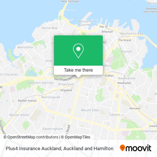 Plus4 Insurance Auckland地图