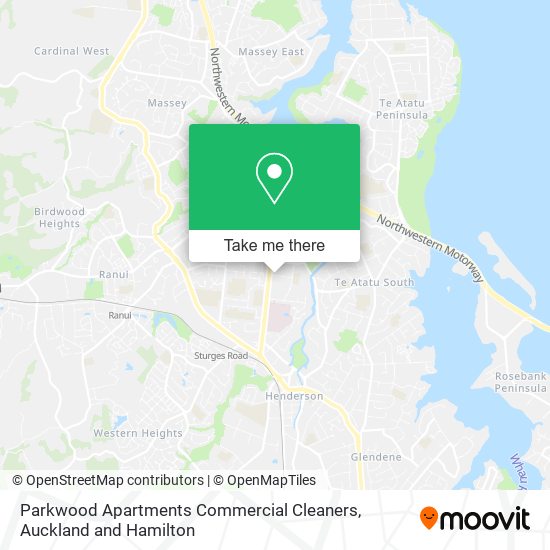 Parkwood Apartments Commercial Cleaners地图