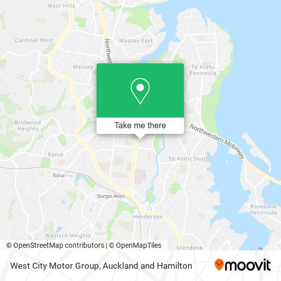 West City Motor Group map