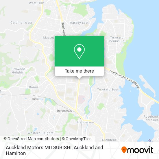 Auckland Motors MITSUBISHI地图