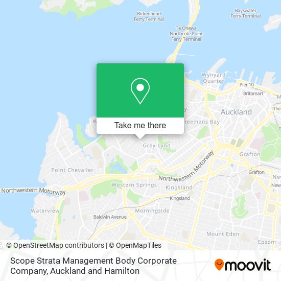 Scope Strata Management Body Corporate Company map