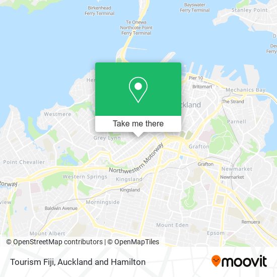Tourism Fiji map