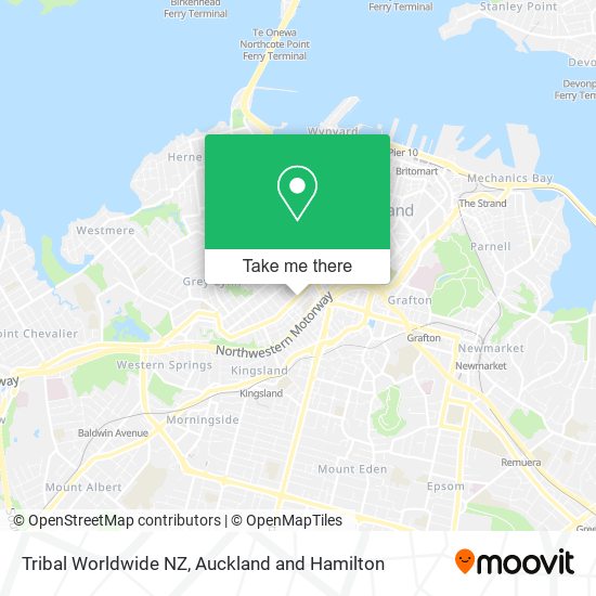Tribal Worldwide NZ地图