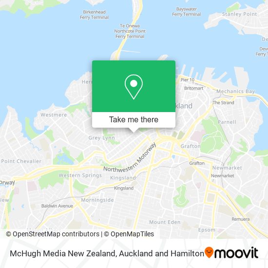 McHugh Media New Zealand地图