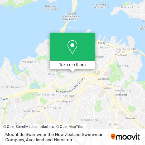 Moontide Swimwear the New Zealand Swimwear Company地图