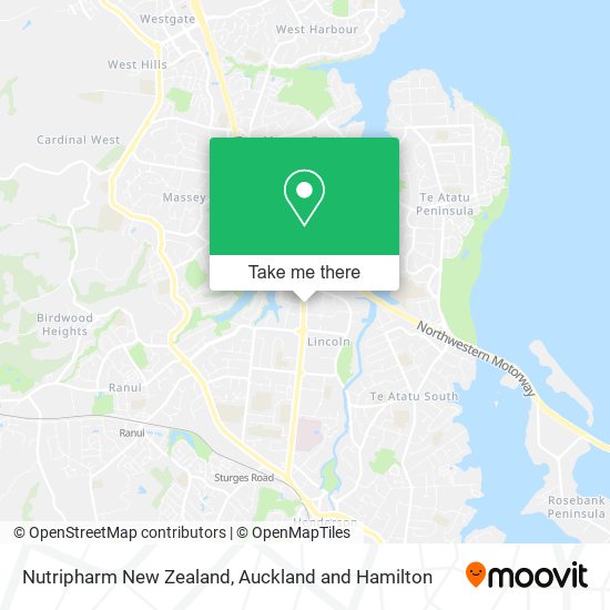 Nutripharm New Zealand地图