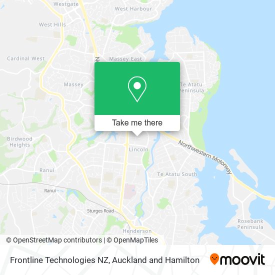 Frontline Technologies NZ地图