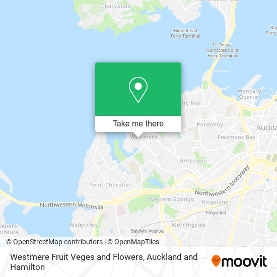 Westmere Fruit Veges and Flowers map