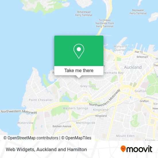 Web Widgets map