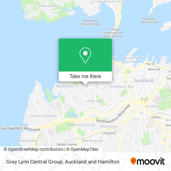 Grey Lynn Central Group map