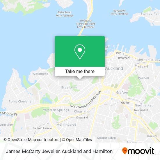 James McCarty Jeweller map