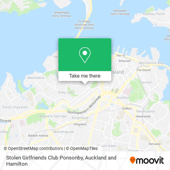 Stolen Girlfriends Club Ponsonby map