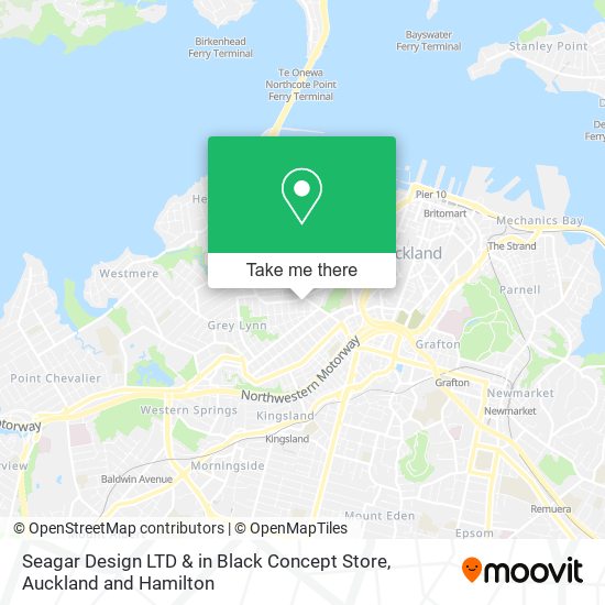 Seagar Design LTD & in Black Concept Store map