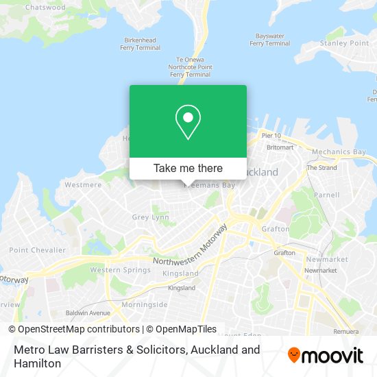 Metro Law Barristers & Solicitors map