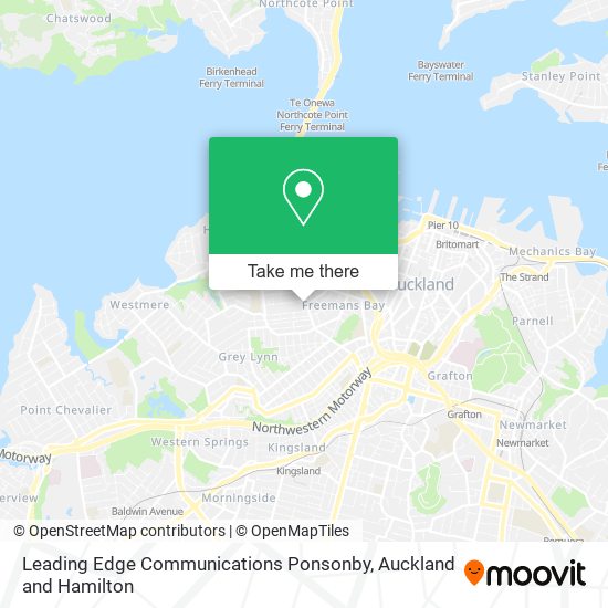 Leading Edge Communications Ponsonby map