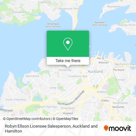 Robyn Ellson Licensee Salesperson map