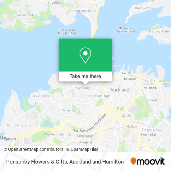 Ponsonby Flowers & Gifts地图