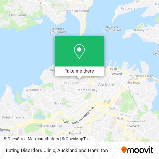 Eating Disorders Clinic map