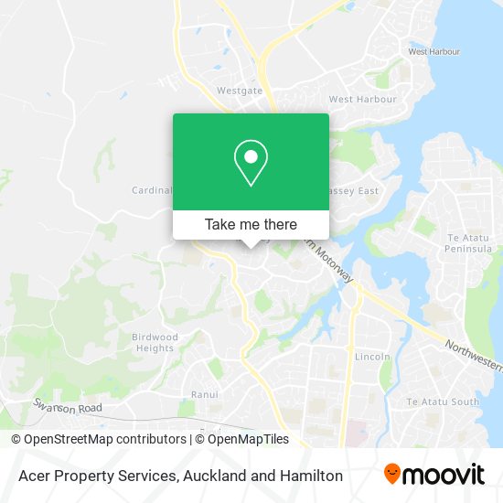 Acer Property Services map