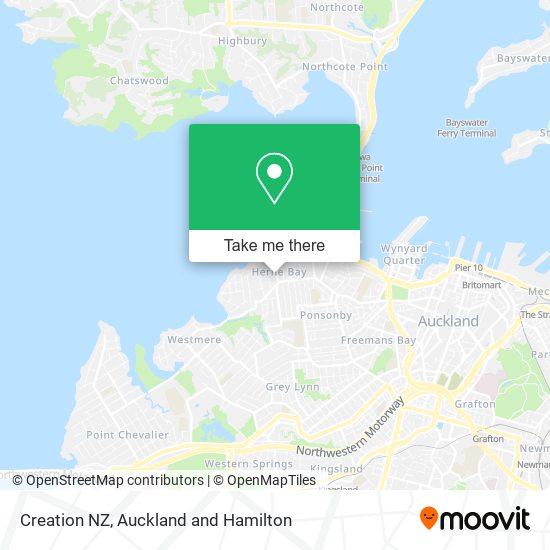 Creation NZ map