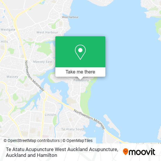 Te Atatu Acupuncture West Auckland Acupuncture map
