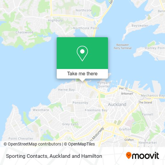 Sporting Contacts map