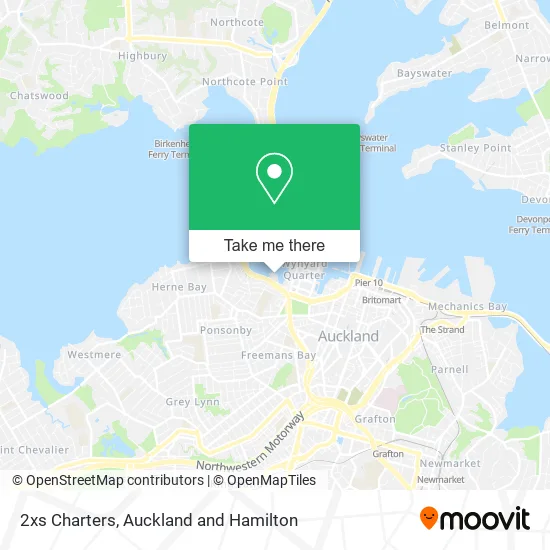 2xs Charters map