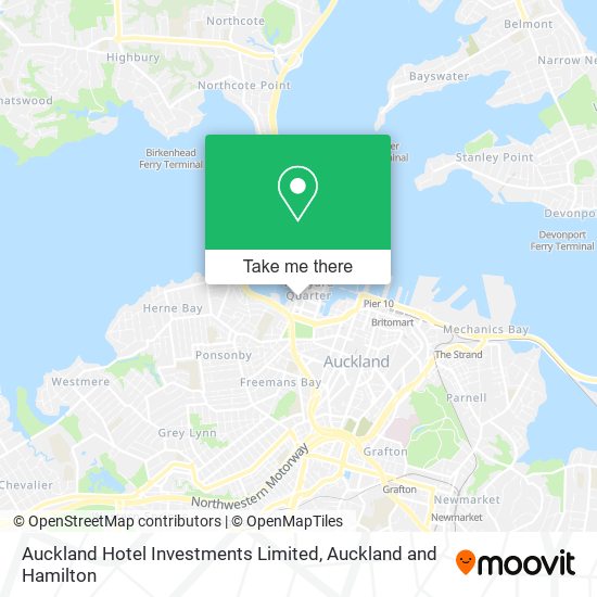 Auckland Hotel Investments Limited map