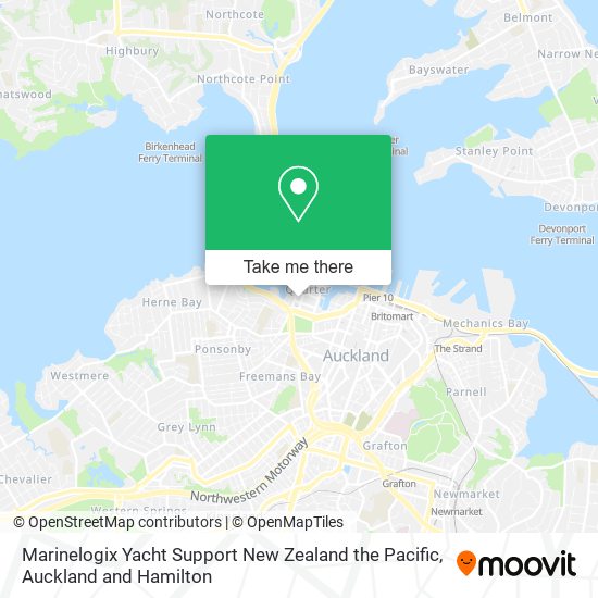 Marinelogix Yacht Support New Zealand the Pacific map