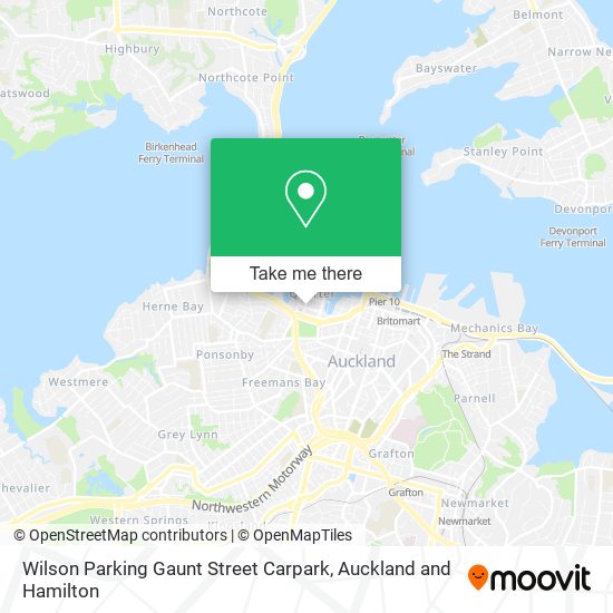 Wilson Parking Gaunt Street Carpark map