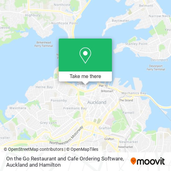 On the Go Restaurant and Cafe Ordering Software map