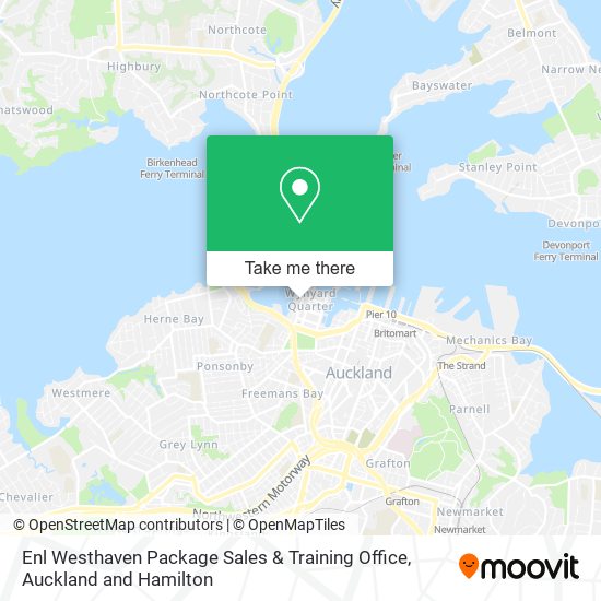 Enl Westhaven Package Sales & Training Office map