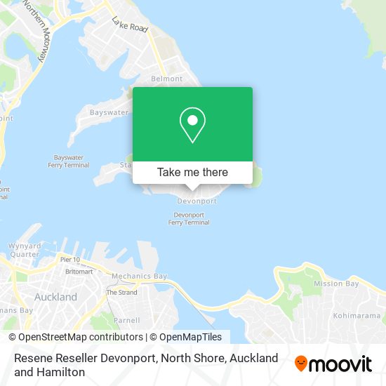 Resene Reseller Devonport, North Shore地图