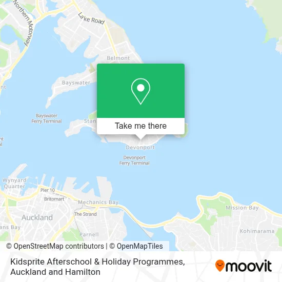 Kidsprite Afterschool & Holiday Programmes map