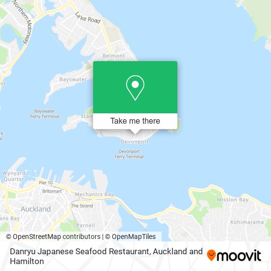 Danryu Japanese Seafood Restaurant map