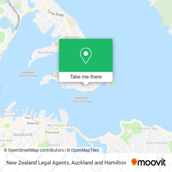 New Zealand Legal Agents map