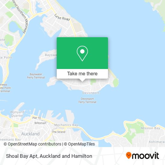 Shoal Bay Apt map