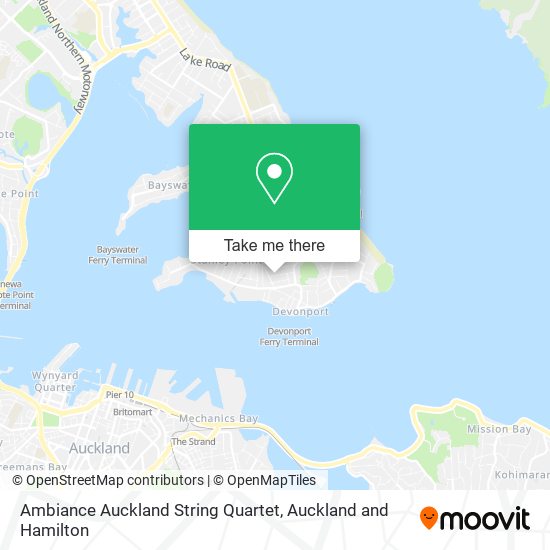 Ambiance Auckland String Quartet map