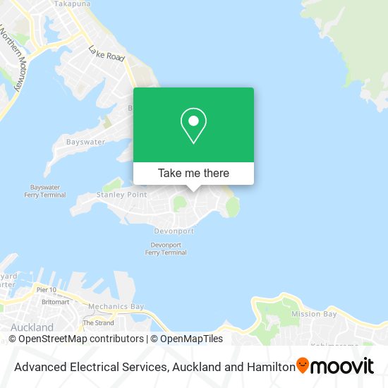 Advanced Electrical Services map